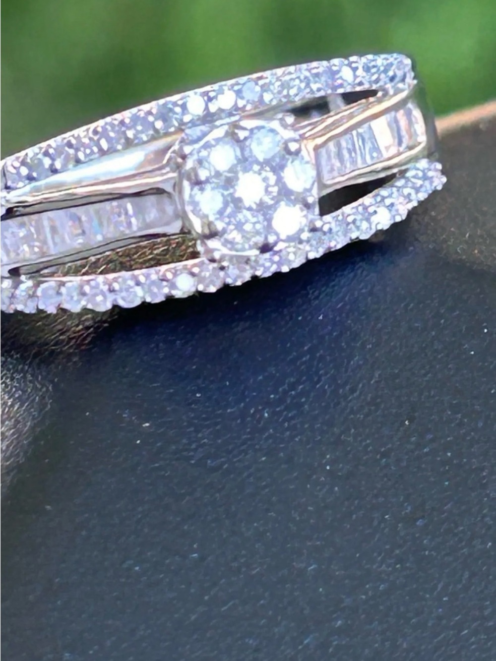 New Genuine Diamond Bridge Ring (1Ring) 2 sizes available